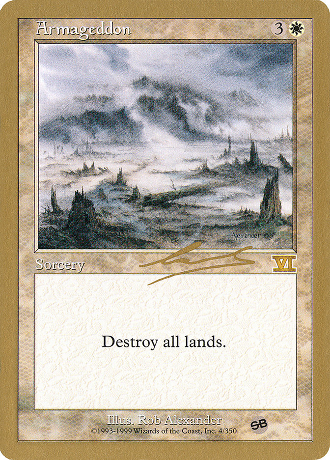 Armageddon (Nicolas Labarre) (SB) [World Championship Decks 2000] | Mega City Incorporated