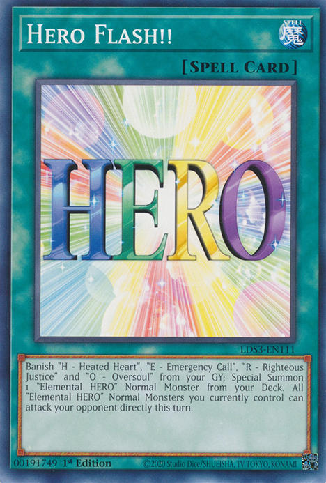 Hero Flash!! [LDS3-EN111] Common | Mega City Incorporated