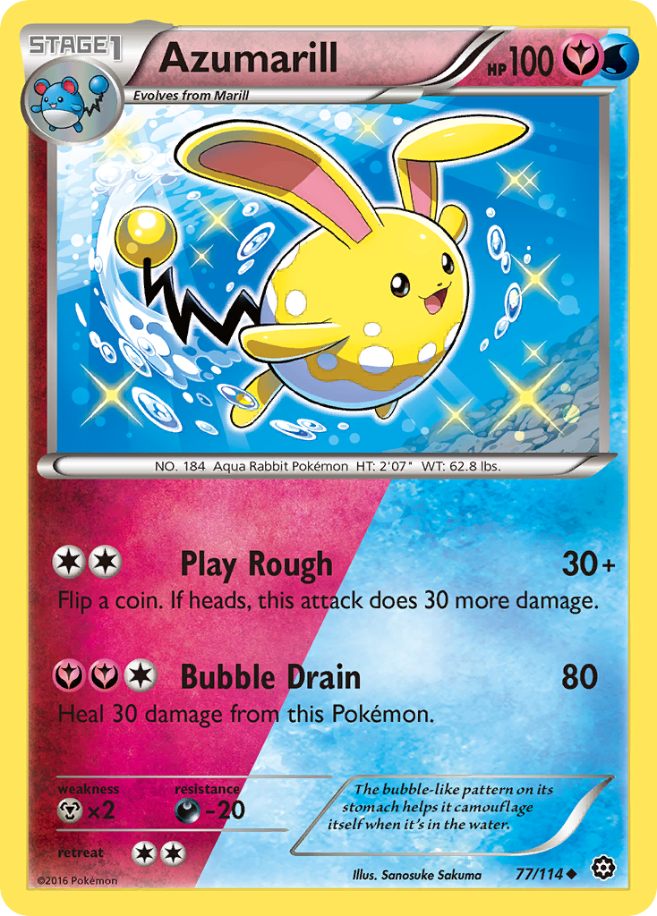 Azumarill (77/114) [XY: Steam Siege] | Mega City Incorporated