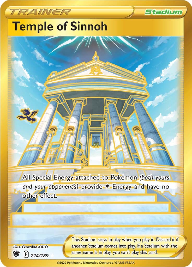 Temple of Sinnoh (214/189) [Sword & Shield: Astral Radiance] | Mega City Incorporated