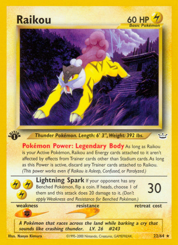 Raikou (22/64) [Neo Revelation 1st Edition] | Mega City Incorporated