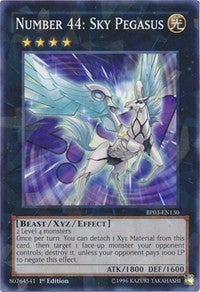 Number 44: Sky Pegasus (Shatterfoil) [BP03-EN130] Rare | Mega City Incorporated