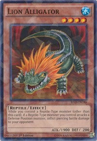 Lion Alligator (Shatterfoil) [BP03-EN089] Rare | Mega City Incorporated