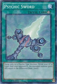 Psychic Sword (Shatterfoil) [BP03-EN163] Common | Mega City Incorporated