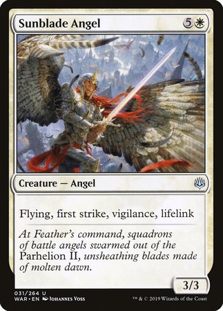 Sunblade Angel [War of the Spark] | Mega City Incorporated