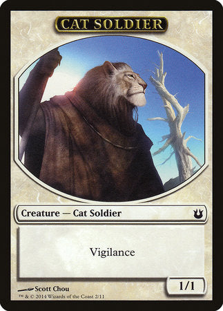 Cat Soldier Token [Born of the Gods Tokens] | Mega City Incorporated