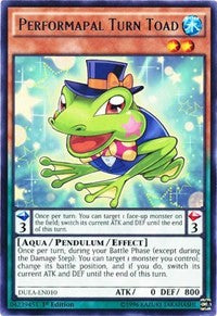 Performapal Turn Toad [DUEA-EN010] Rare | Mega City Incorporated