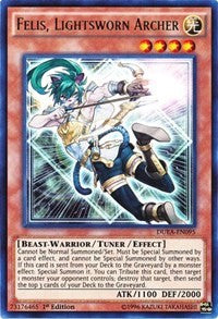 Felis, Lightsworn Archer [DUEA-EN095] Ultra Rare | Mega City Incorporated