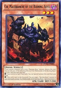 Cir, Malebranche of the Burning Abyss [DUEA-EN084] Rare | Mega City Incorporated