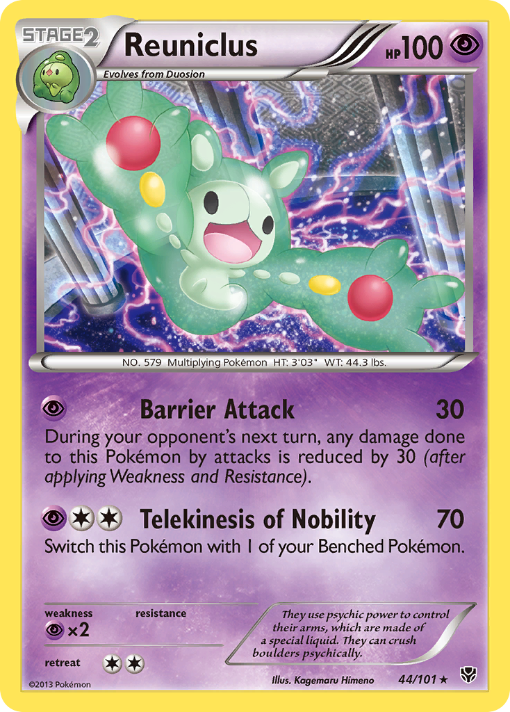 Reuniclus (44/101) [Black & White: Plasma Blast] | Mega City Incorporated