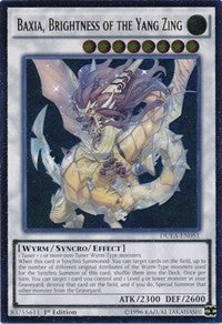 Baxia, Brightness of the Yang Zing (UTR) [DUEA-EN051] Ultimate Rare | Mega City Incorporated