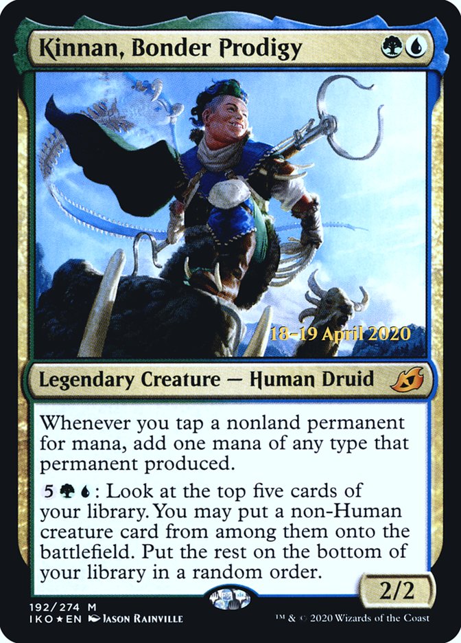 Kinnan, Bonder Prodigy  [Ikoria: Lair of Behemoths Prerelease Promos] | Mega City Incorporated