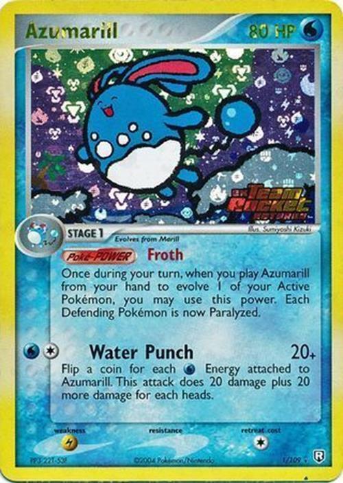 Azumarill (1/109) (Stamped) [EX: Team Rocket Returns] | Mega City Incorporated