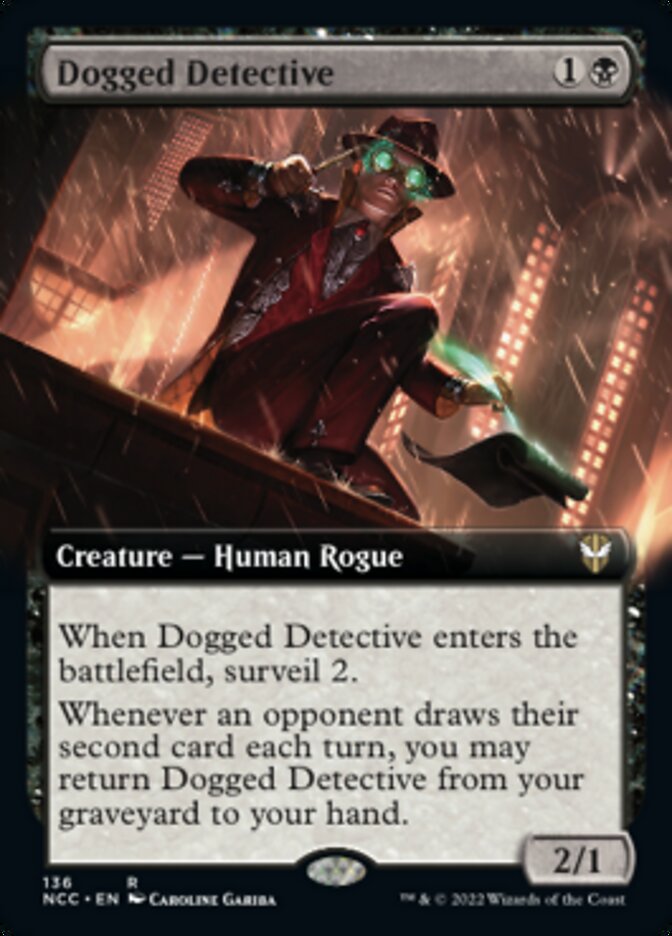 Dogged Detective (Extended Art) [Streets of New Capenna Commander] | Mega City Incorporated