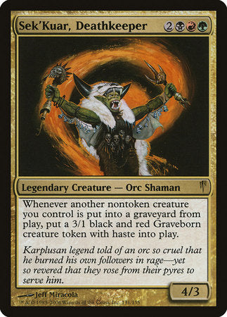 Sek'Kuar, Deathkeeper [Coldsnap] | Mega City Incorporated