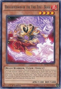 Brotherhood of the Fire Fist - Boar [MP14-EN079] Rare | Mega City Incorporated