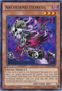 Archfiend Heiress [MP14-EN082] Rare | Mega City Incorporated