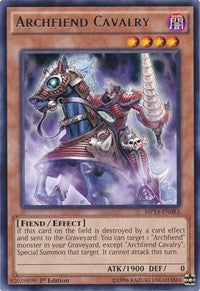 Archfiend Cavalry [MP14-EN083] Rare | Mega City Incorporated