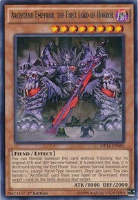 Archfiend Emperor, the First Lord of Horror [MP14-EN084] Rare | Mega City Incorporated