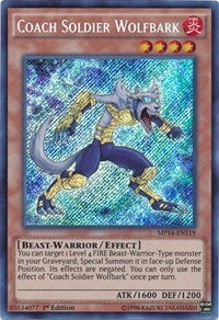 Coach Soldier Wolfbark [MP14-EN119] Secret Rare | Mega City Incorporated