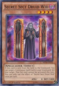Secret Sect Druid Wid [MP14-EN132] Common | Mega City Incorporated