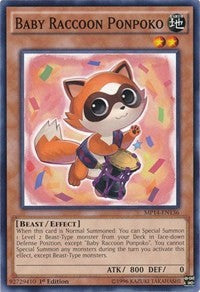 Baby Raccoon Ponpoko [MP14-EN136] Common | Mega City Incorporated