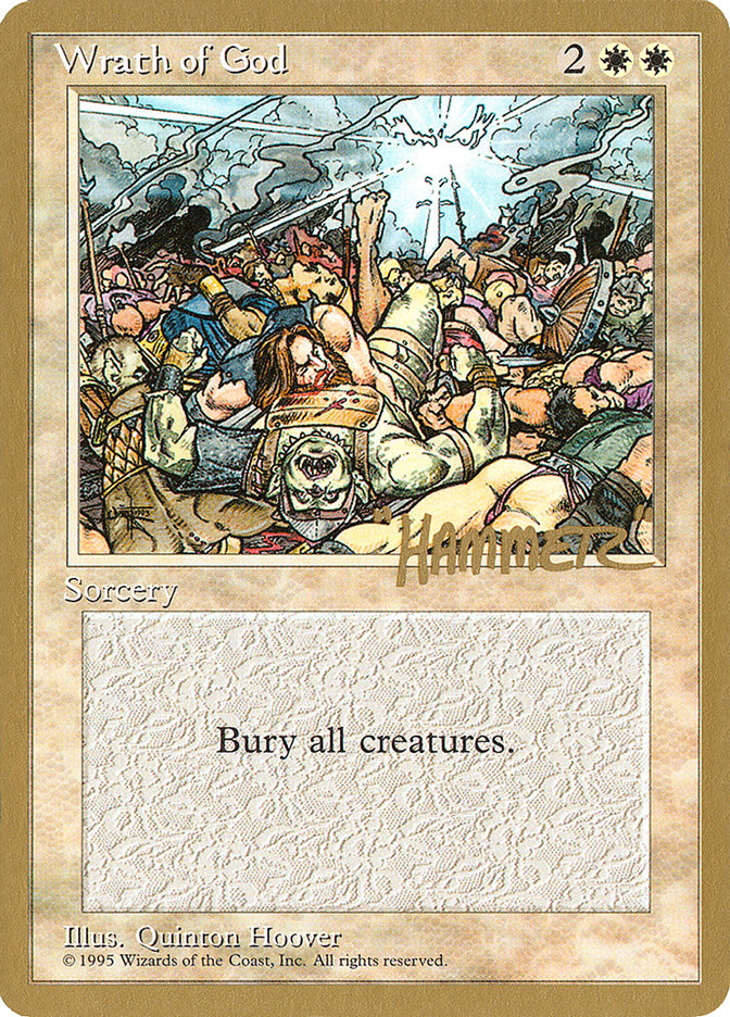 Wrath of God (Shawn "Hammer" Regnier) [Pro Tour Collector Set] | Mega City Incorporated