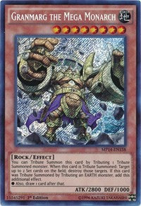 Granmarg the Mega Monarch [MP14-EN158] Secret Rare | Mega City Incorporated