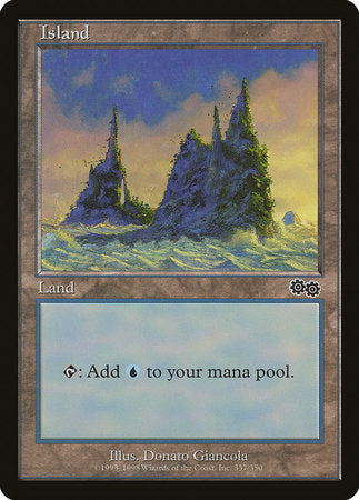 Island (337) [Urza's Saga] | Mega City Incorporated