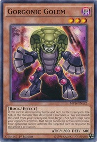 Gorgonic Golem [MP14-EN192] Common | Mega City Incorporated