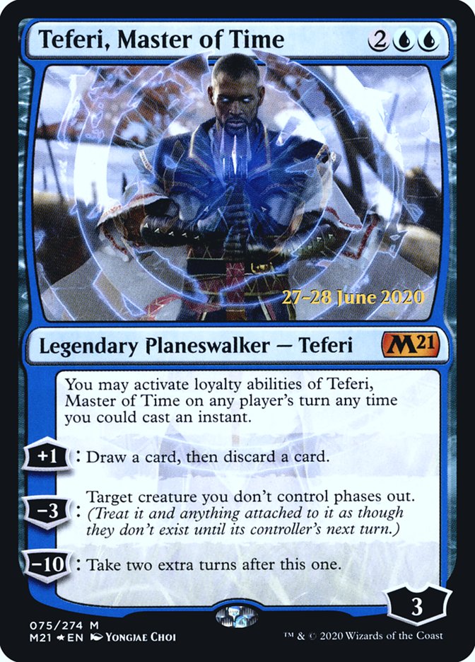 Teferi, Master of Time  [Core Set 2021 Prerelease Promos] | Mega City Incorporated