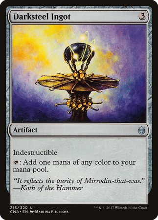 Darksteel Ingot [Commander Anthology] | Mega City Incorporated