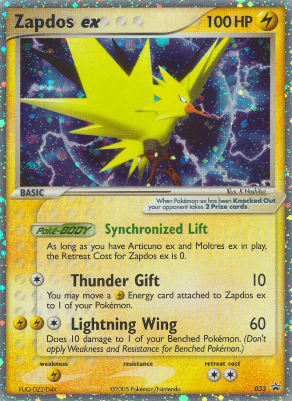 Zapdos ex (033) [Nintendo: Black Star Promos] | Mega City Incorporated