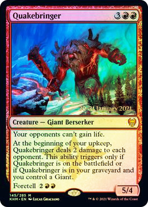 Quakebringer  [Kaldheim Prerelease Promos] | Mega City Incorporated
