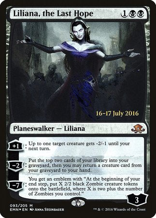 Liliana, the Last Hope [Eldritch Moon Promos] | Mega City Incorporated