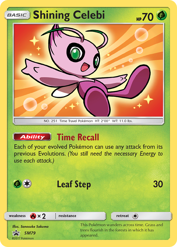 Shining Celebi (SM79) [Sun & Moon: Black Star Promos] | Mega City Incorporated