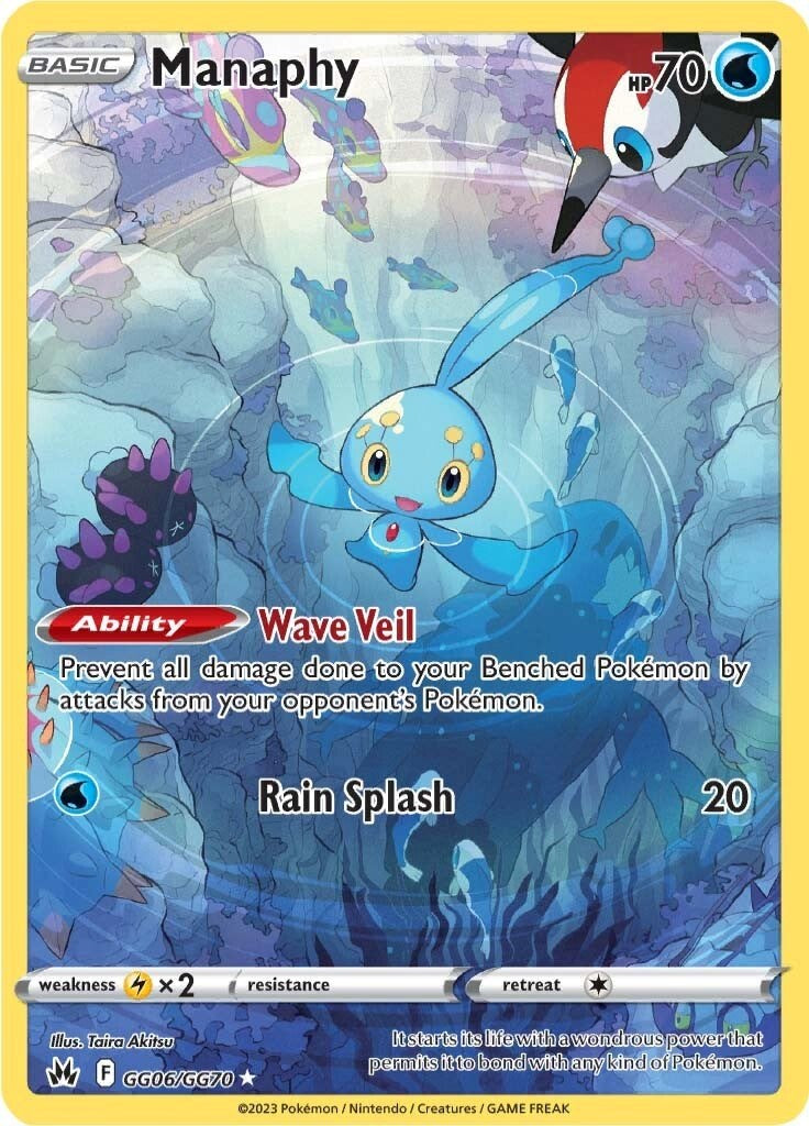 Manaphy (GG06/GG70) [Sword & Shield: Crown Zenith] | Mega City Incorporated