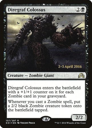 Diregraf Colossus [Shadows over Innistrad Promos] | Mega City Incorporated