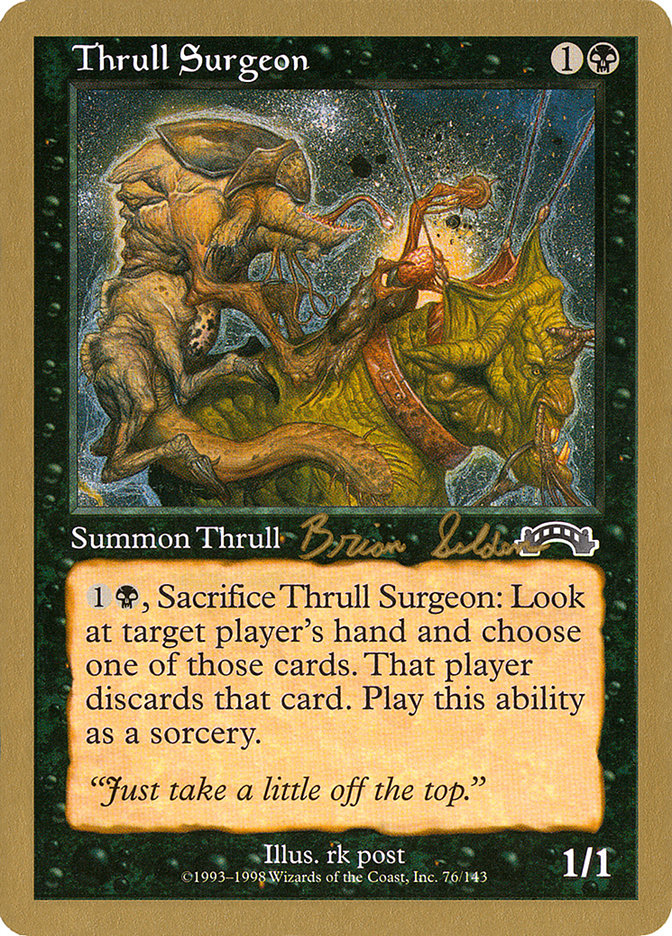 Thrull Surgeon (Brian Selden) [World Championship Decks 1998] | Mega City Incorporated