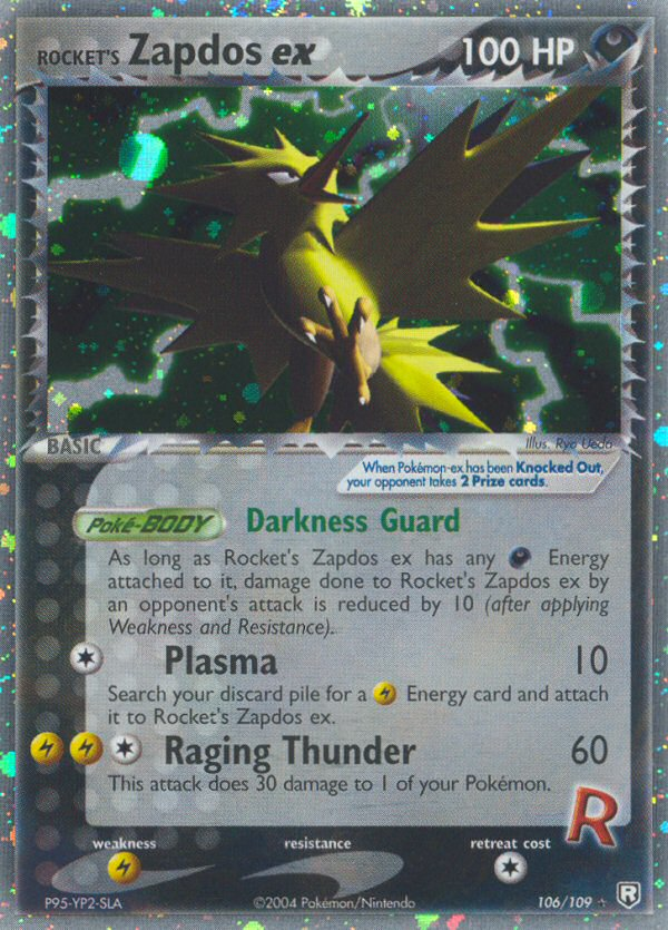 Rocket's Zapdos ex (106/109) [EX: Team Rocket Returns] | Mega City Incorporated