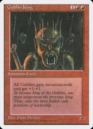 Goblin King [Fourth Edition] | Mega City Incorporated