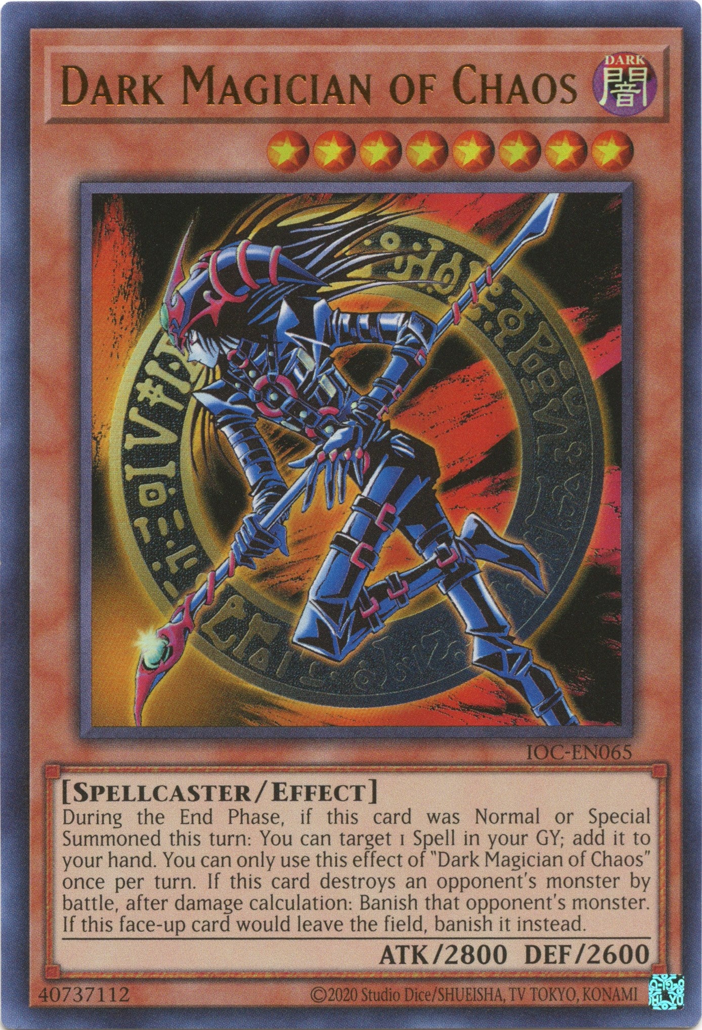 Dark Magician of Chaos (25th Anniversary) [IOC-EN065] Ultra Rare | Mega City Incorporated