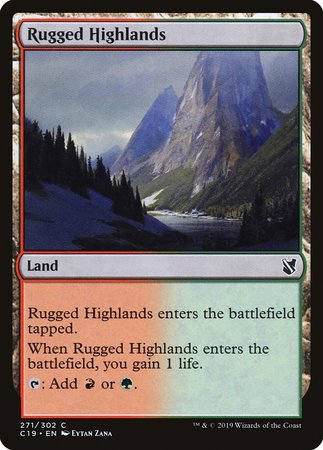 Rugged Highlands [Commander 2019] | Mega City Incorporated