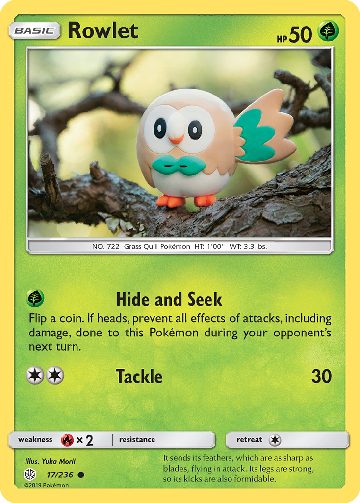 Rowlet (17/236) [Sun & Moon: Cosmic Eclipse] | Mega City Incorporated