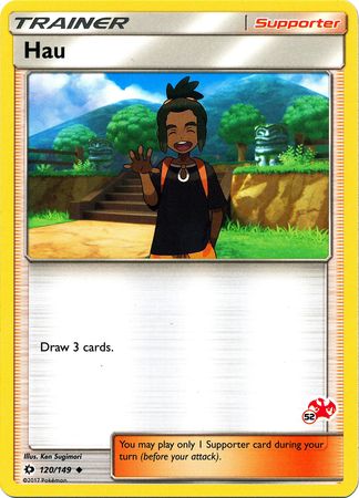 Hau (120/149) (Charizard Stamp #52) [Battle Academy 2020] | Mega City Incorporated