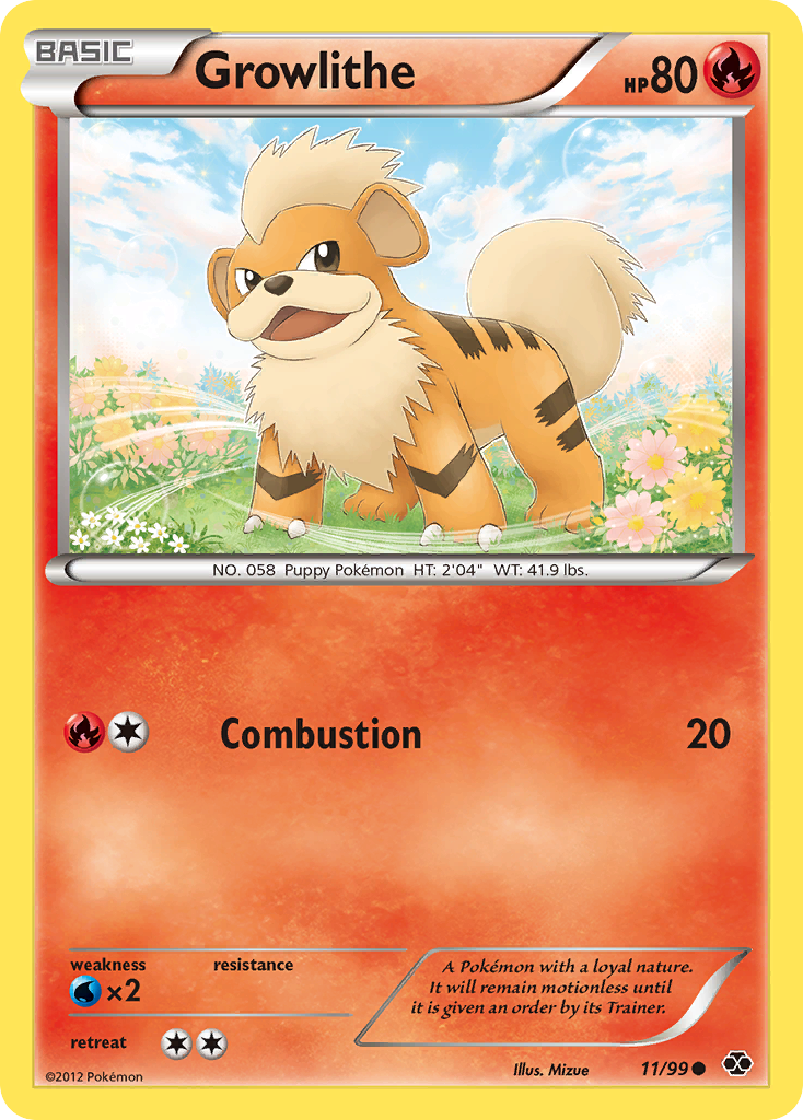 Growlithe (11/99) [Black & White: Next Destinies] | Mega City Incorporated