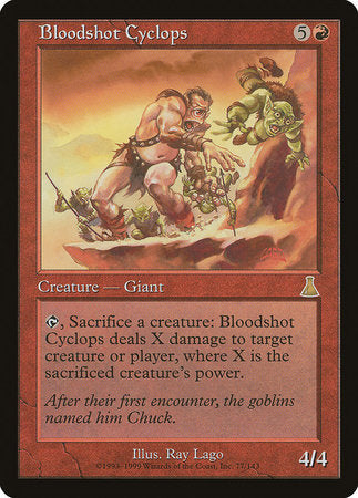 Bloodshot Cyclops [Urza's Destiny] | Mega City Incorporated