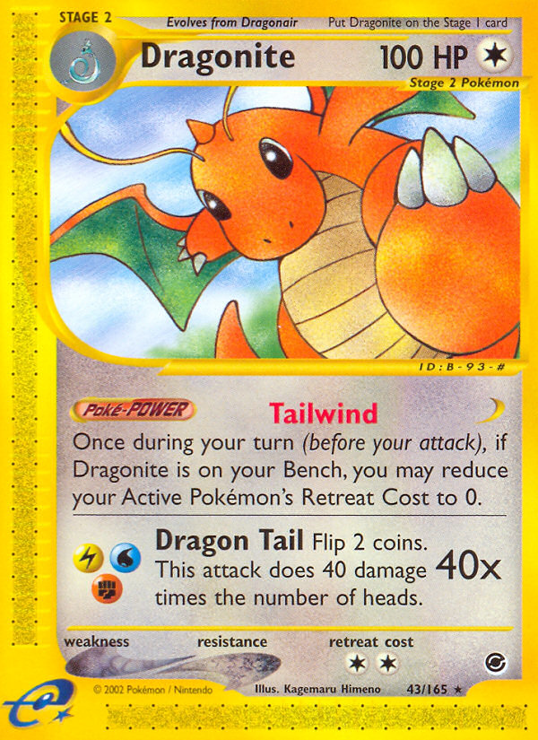 Dragonite (43/165) [Expedition: Base Set] | Mega City Incorporated