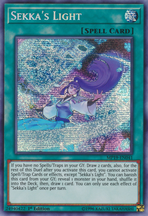 Sekka's Light [MP19-EN041] Prismatic Secret Rare | Mega City Incorporated