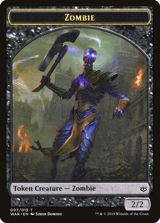 Zombie Token [War of the Spark Tokens] | Mega City Incorporated